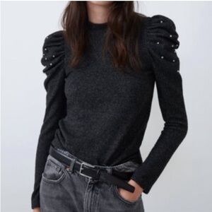 Zara Charcoal Knit Sweater